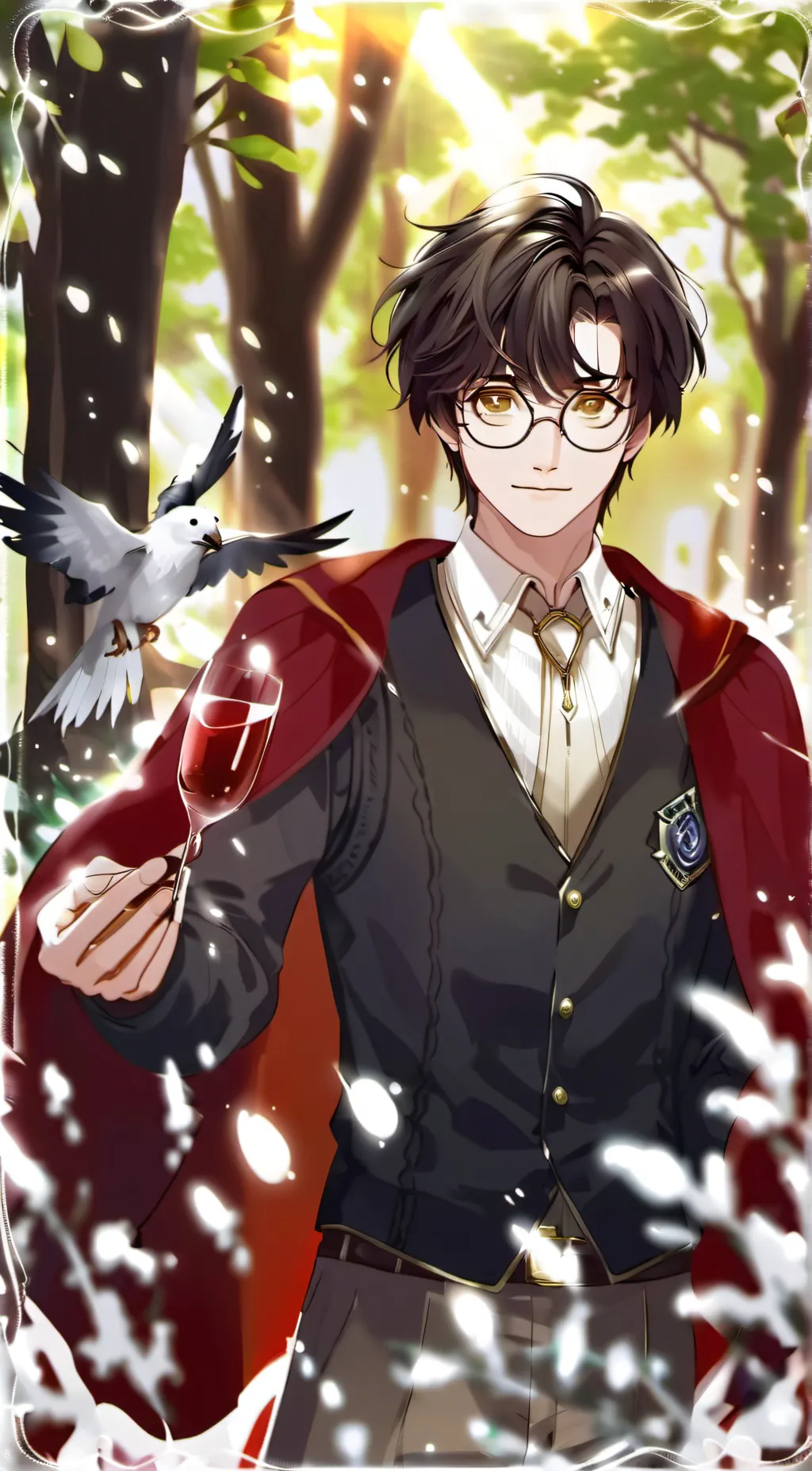 ai character: Harry Potter  background