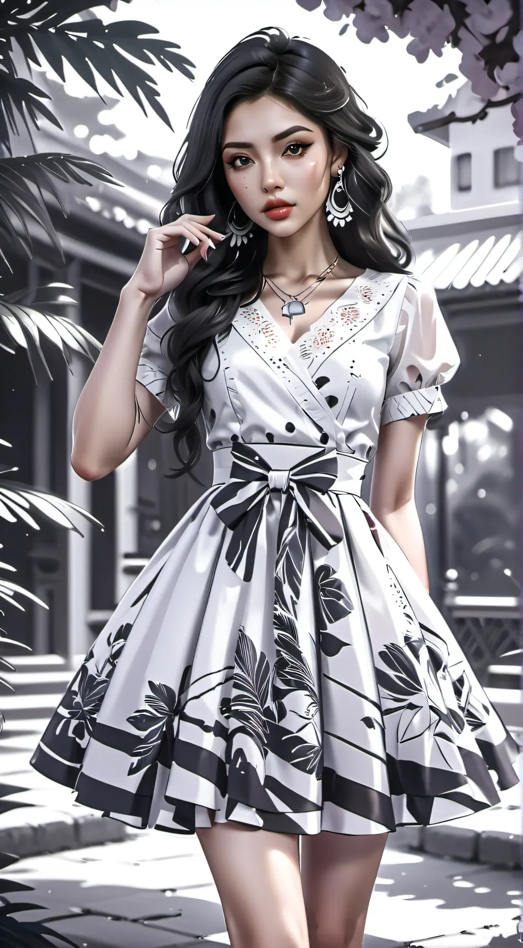 ai character: Mika background