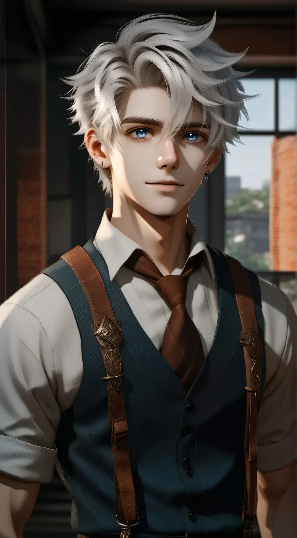 ai character: miles background