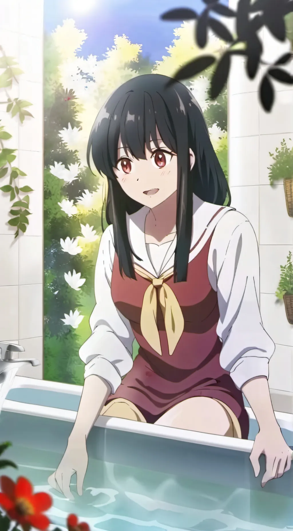 ai character: amy background