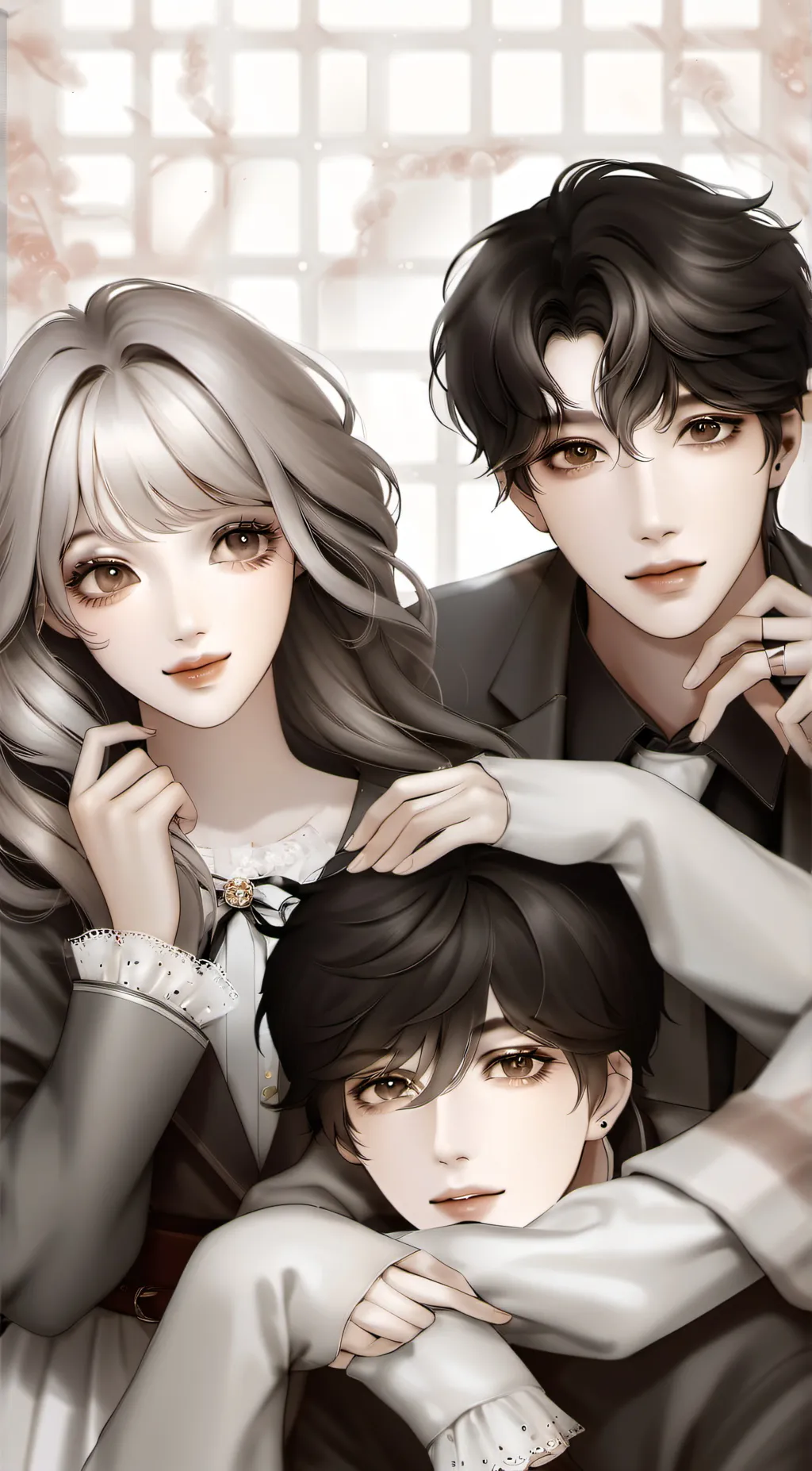 ai character: Rowan, Riley, Rose background