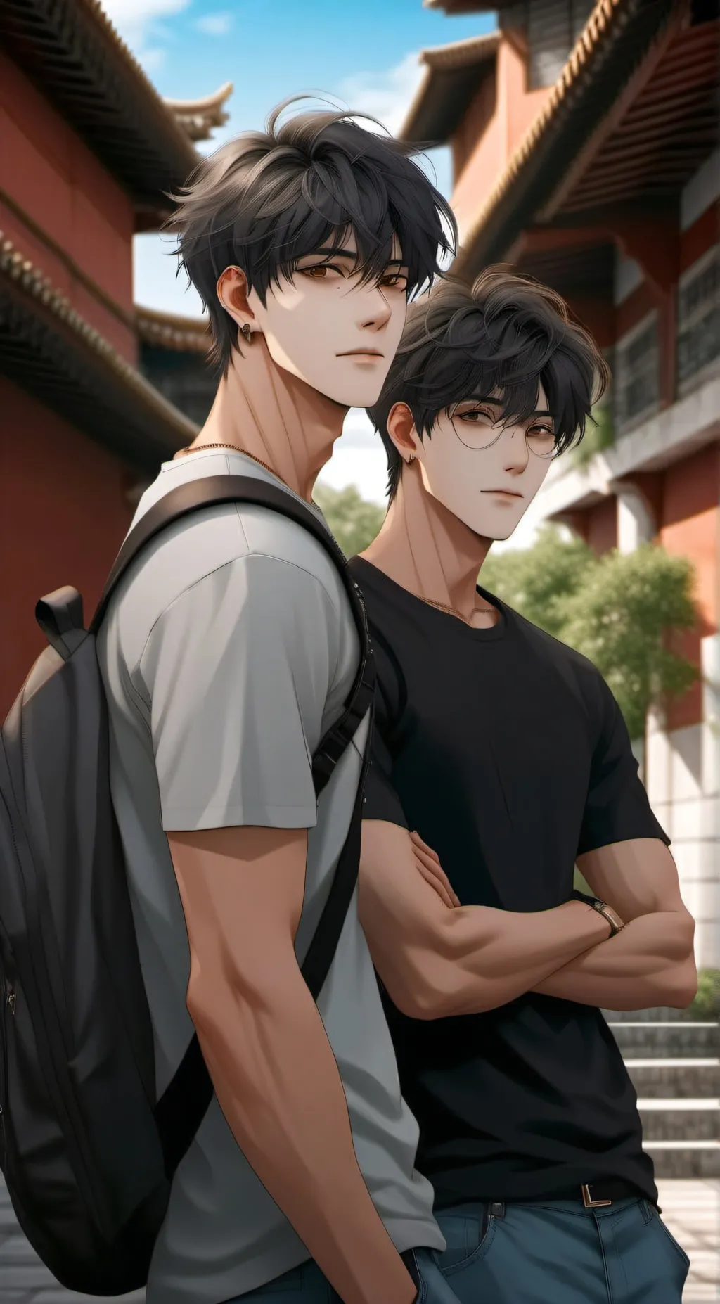 ai character: Paxton background