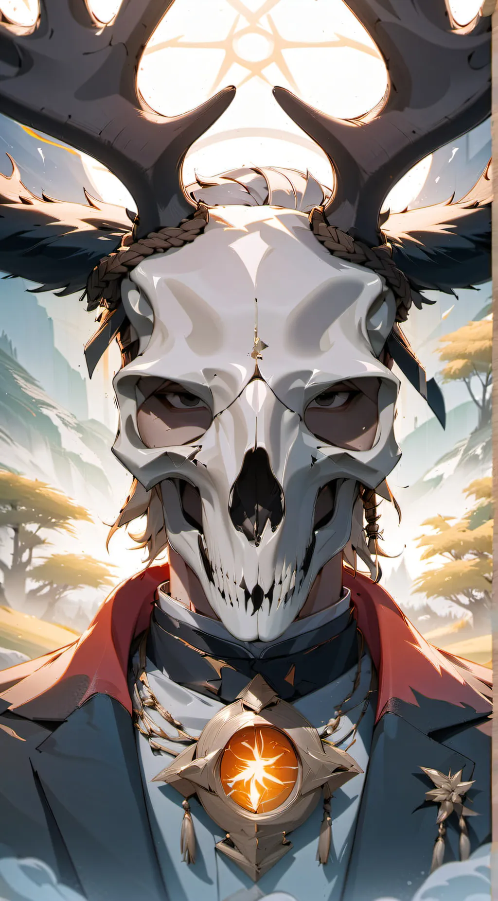 ai character: The Death King background