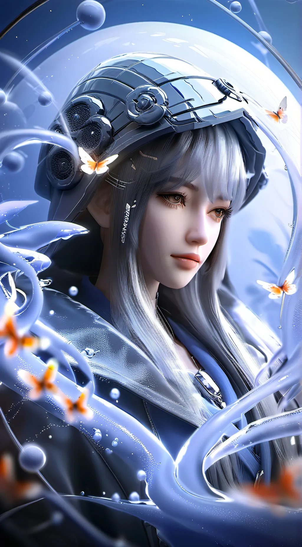 ai character: baby background