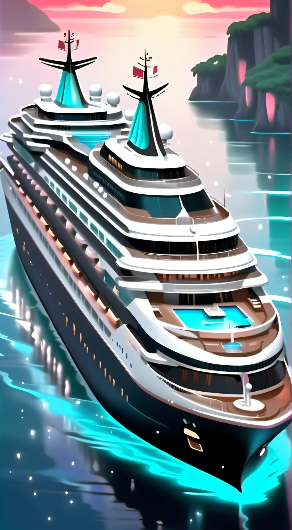 ai character: HazbinHotel Cruise background