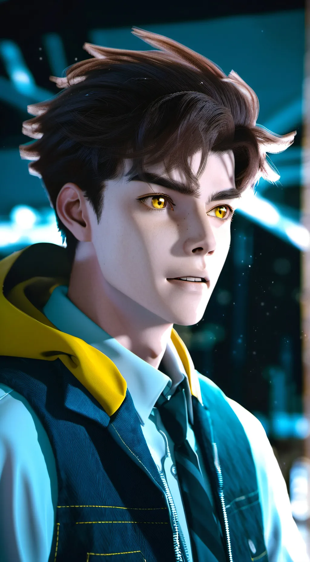 ai character: Dylan  background