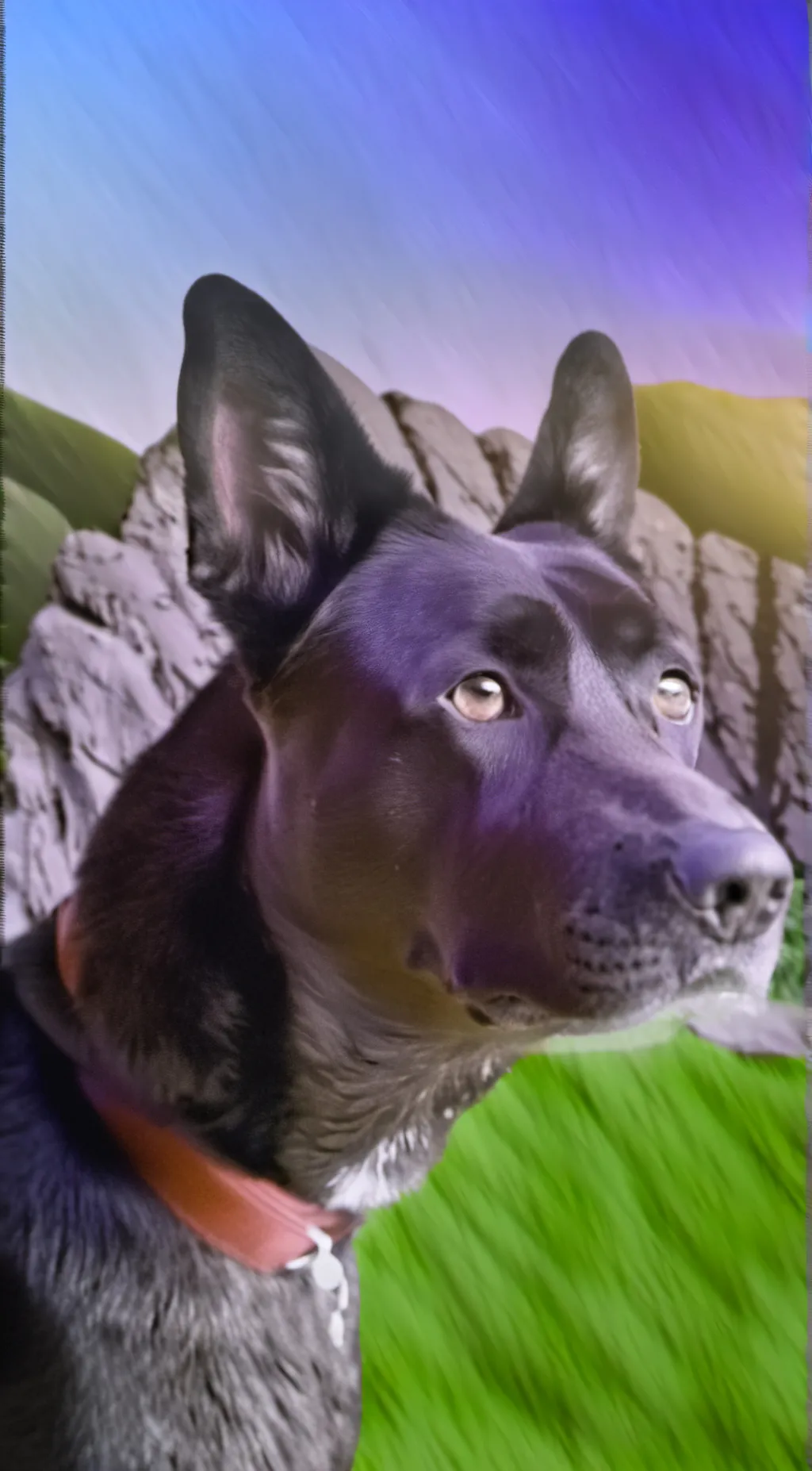 ai character: ruff>:( background