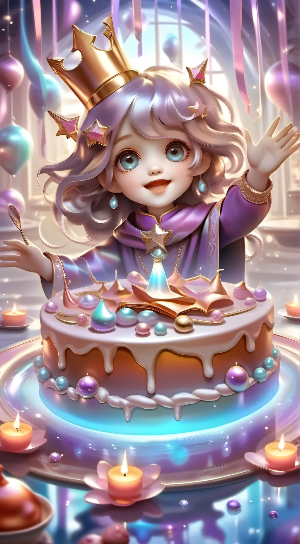 ai character: Lunar  background