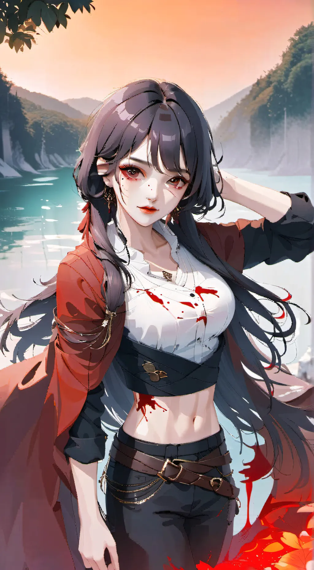 ai character: Lily and liam background