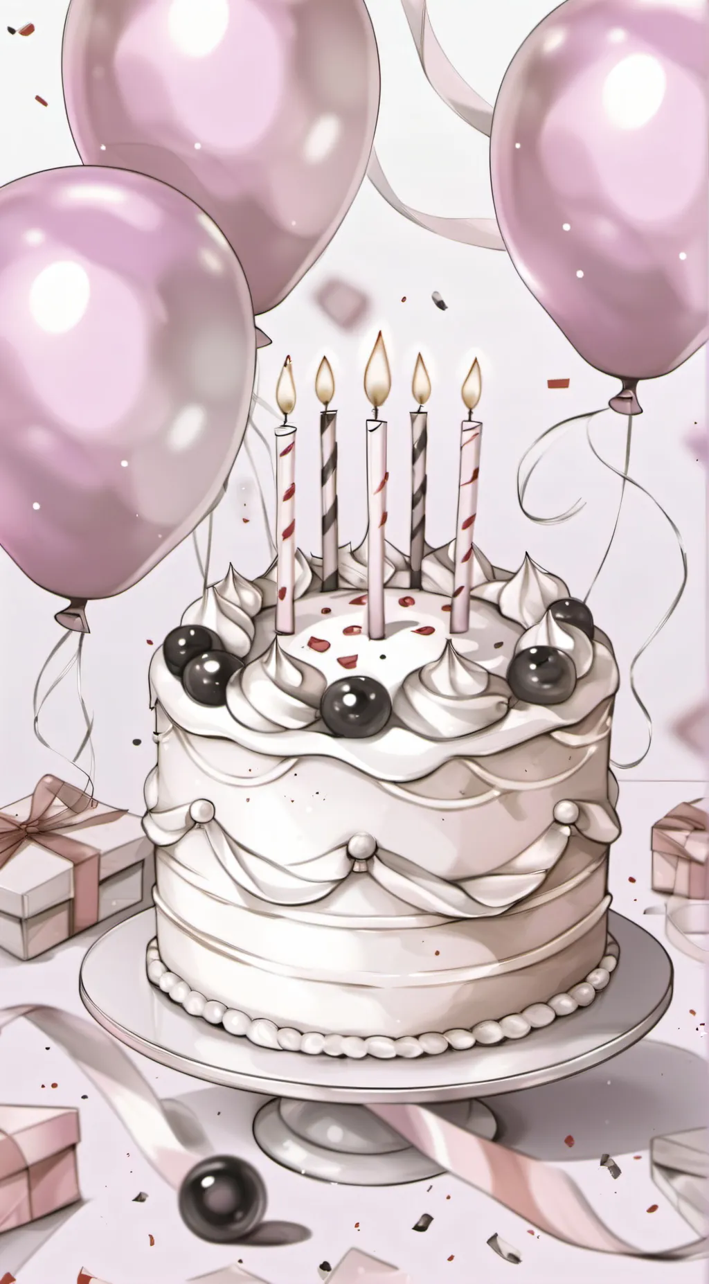 ai character: Birthday  background