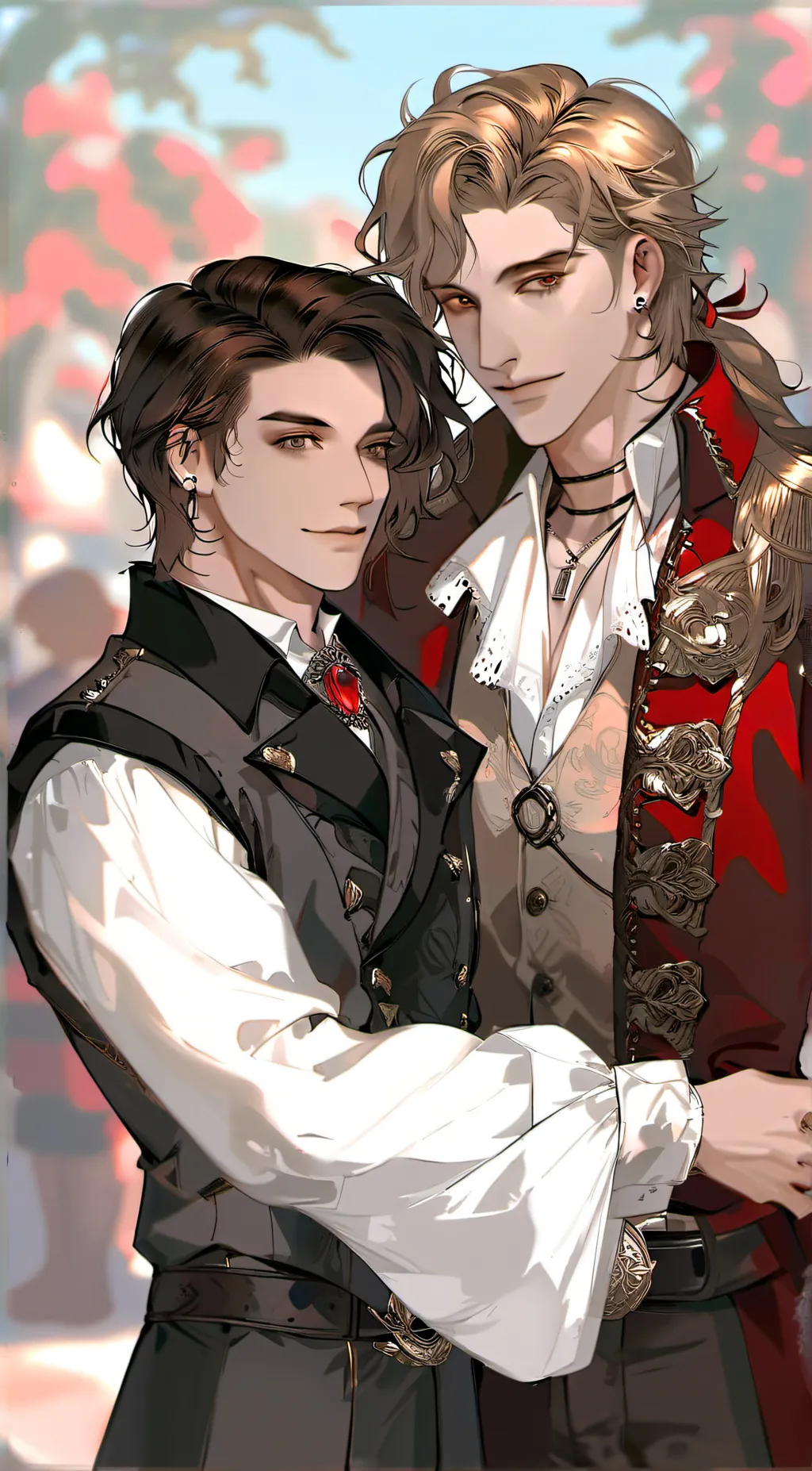 ai character: Jack and William  background