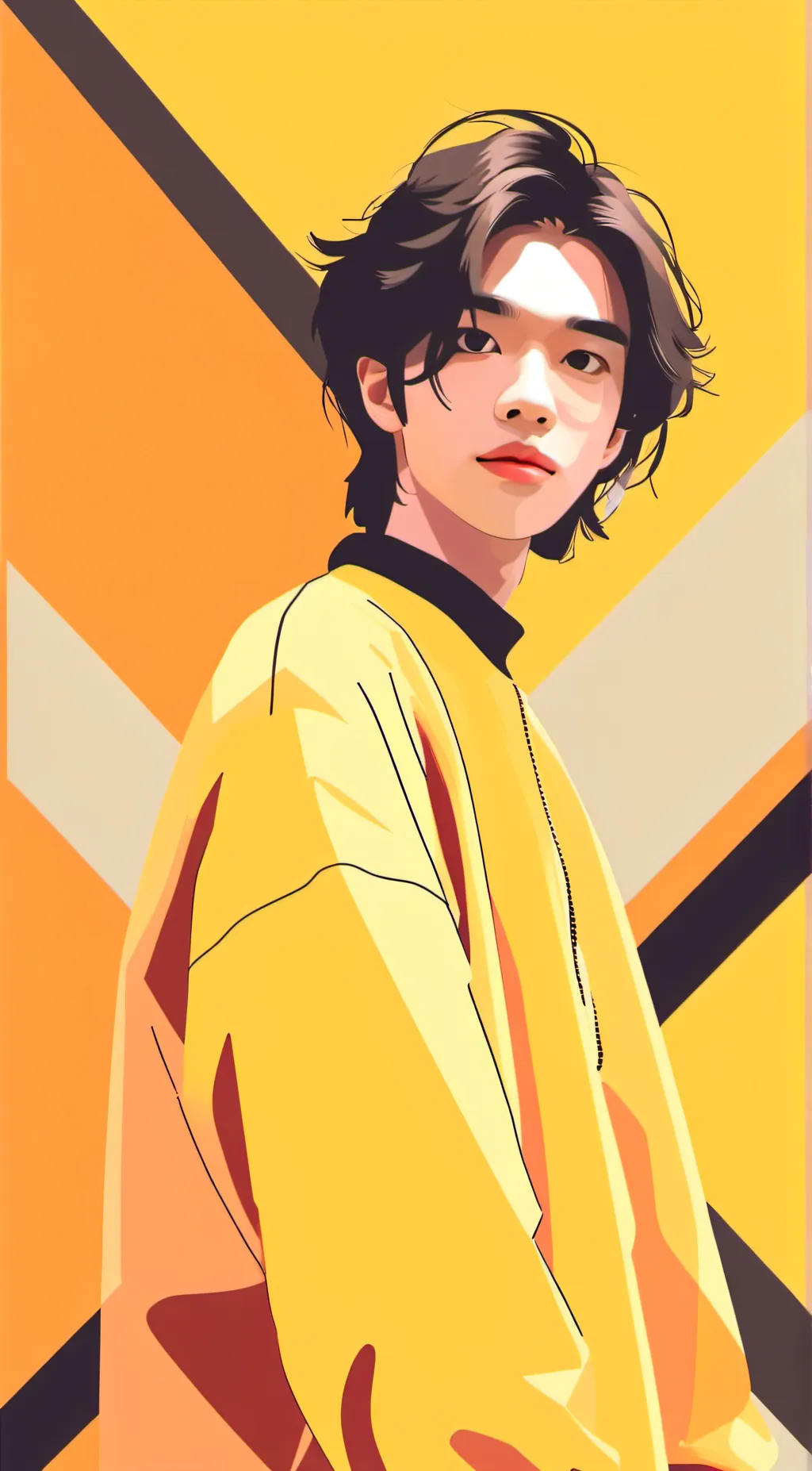 ai character: Hyunjin background