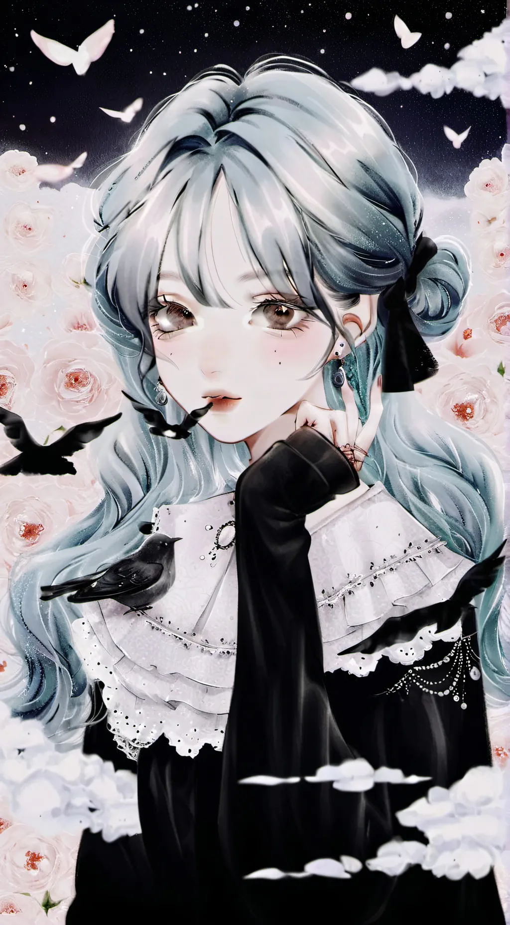 ai character: yuki (half korean) background