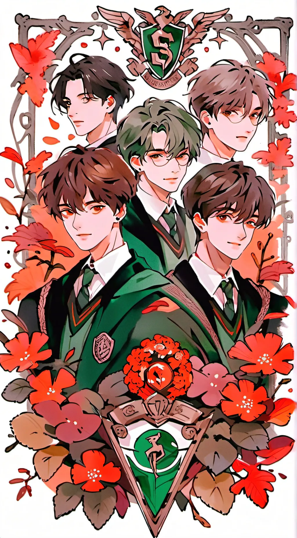 ai character: the Slytherin boys background