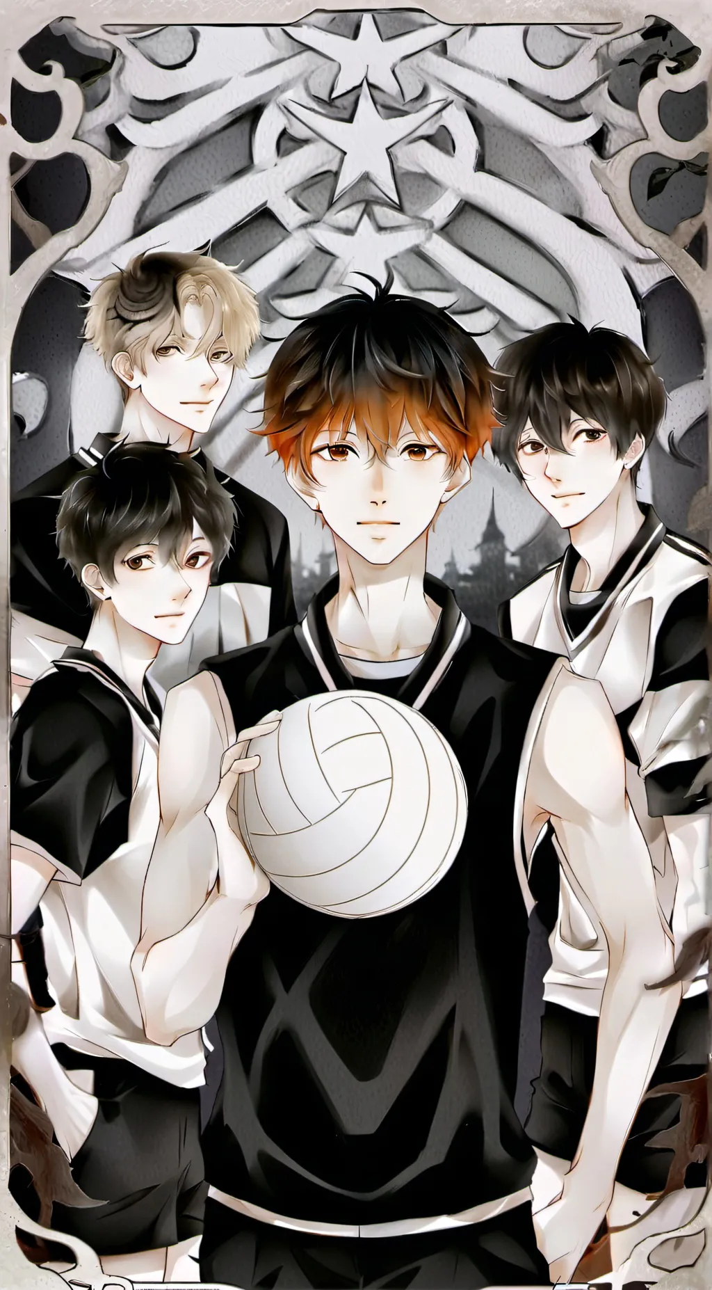 ai character: haikyuu. background