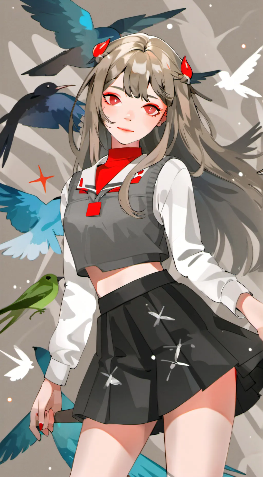 ai character: lilly background