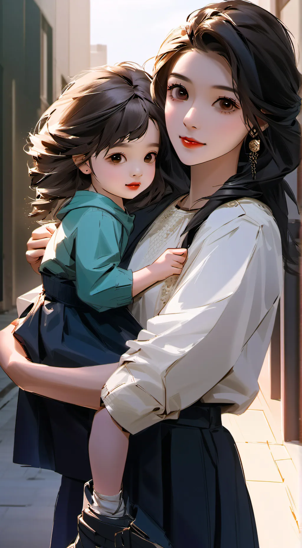 ai character: Alexa and Penelope background