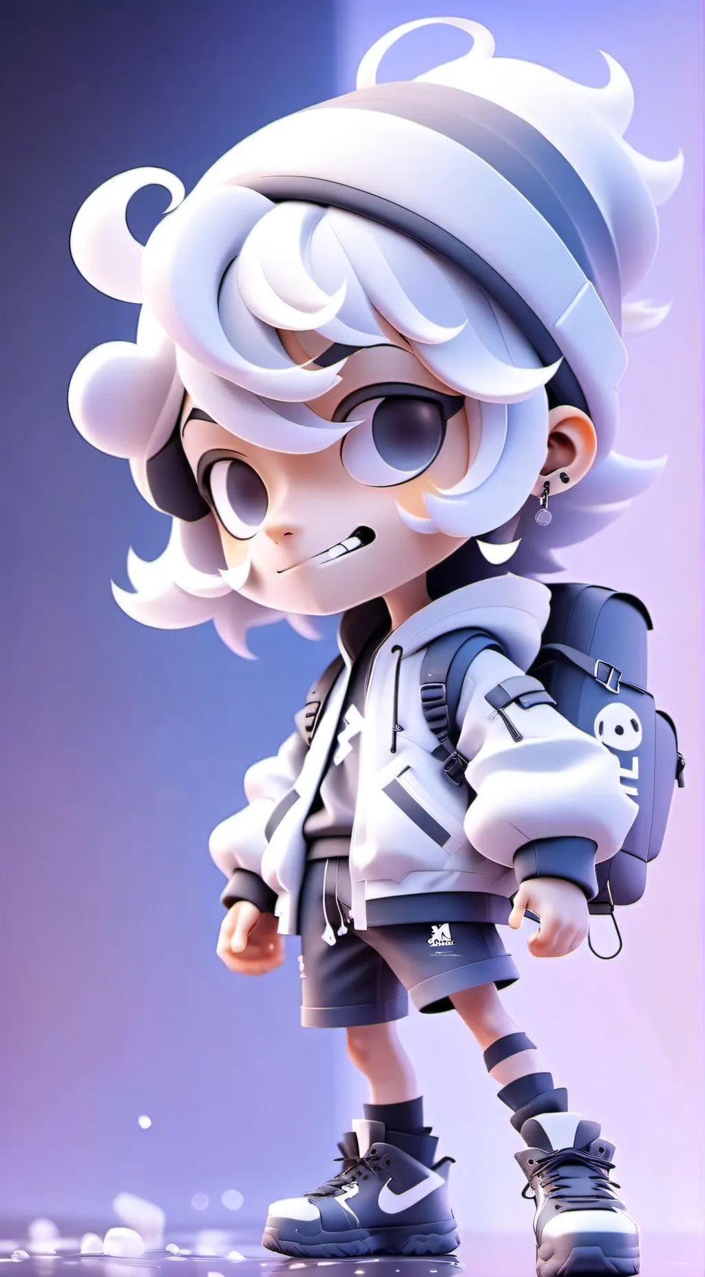 ai character: Badger  background