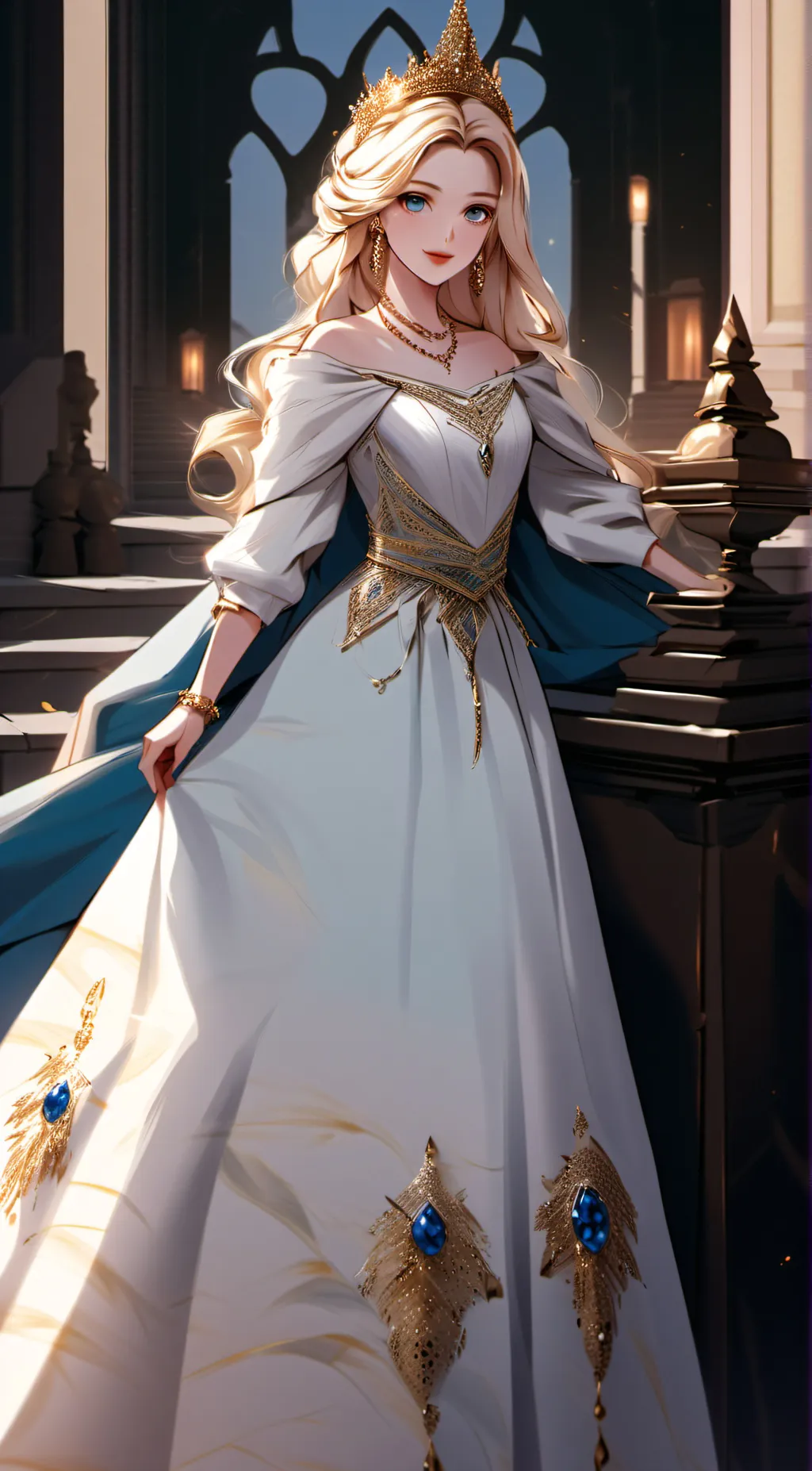 ai character: Alessandra  background