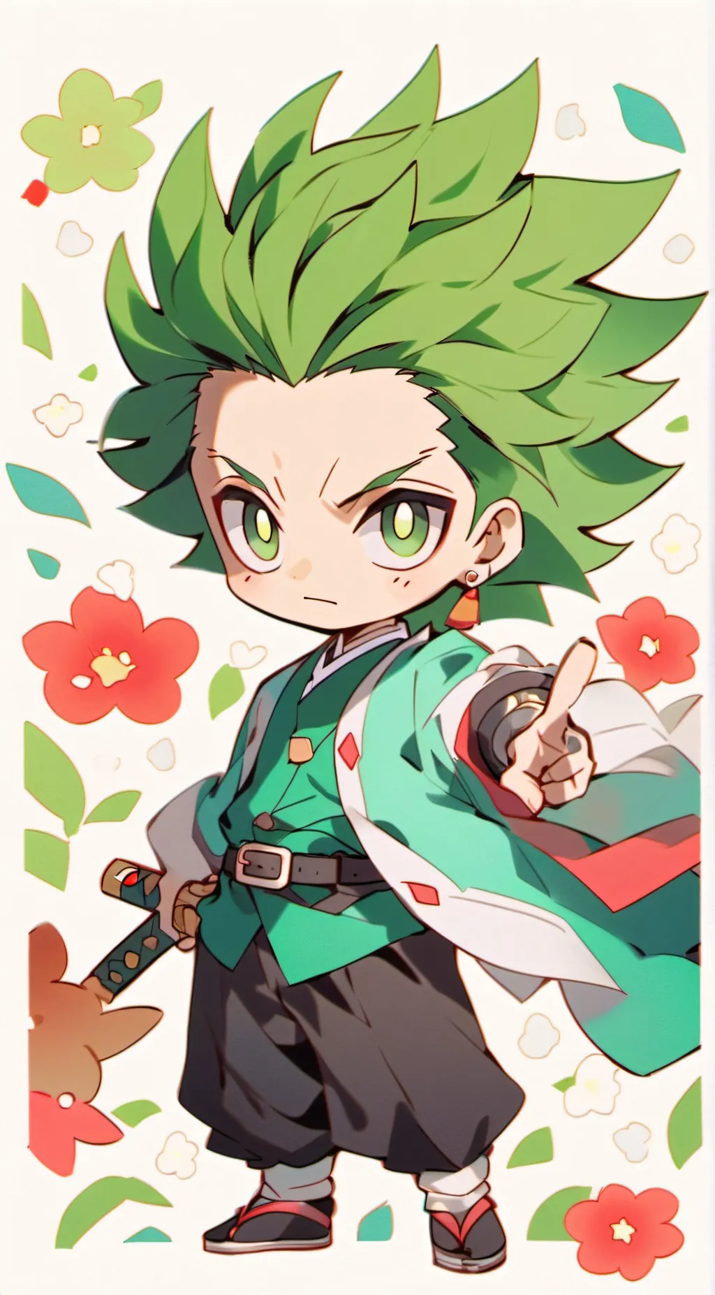 ai character: .x baby Vegeta background