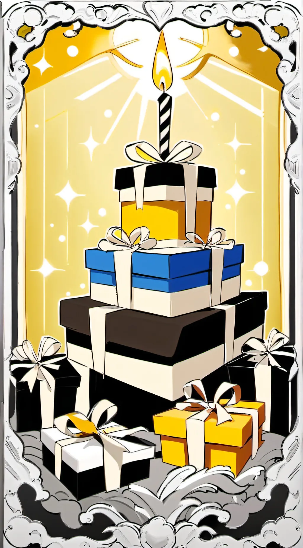 ai character: Presents background