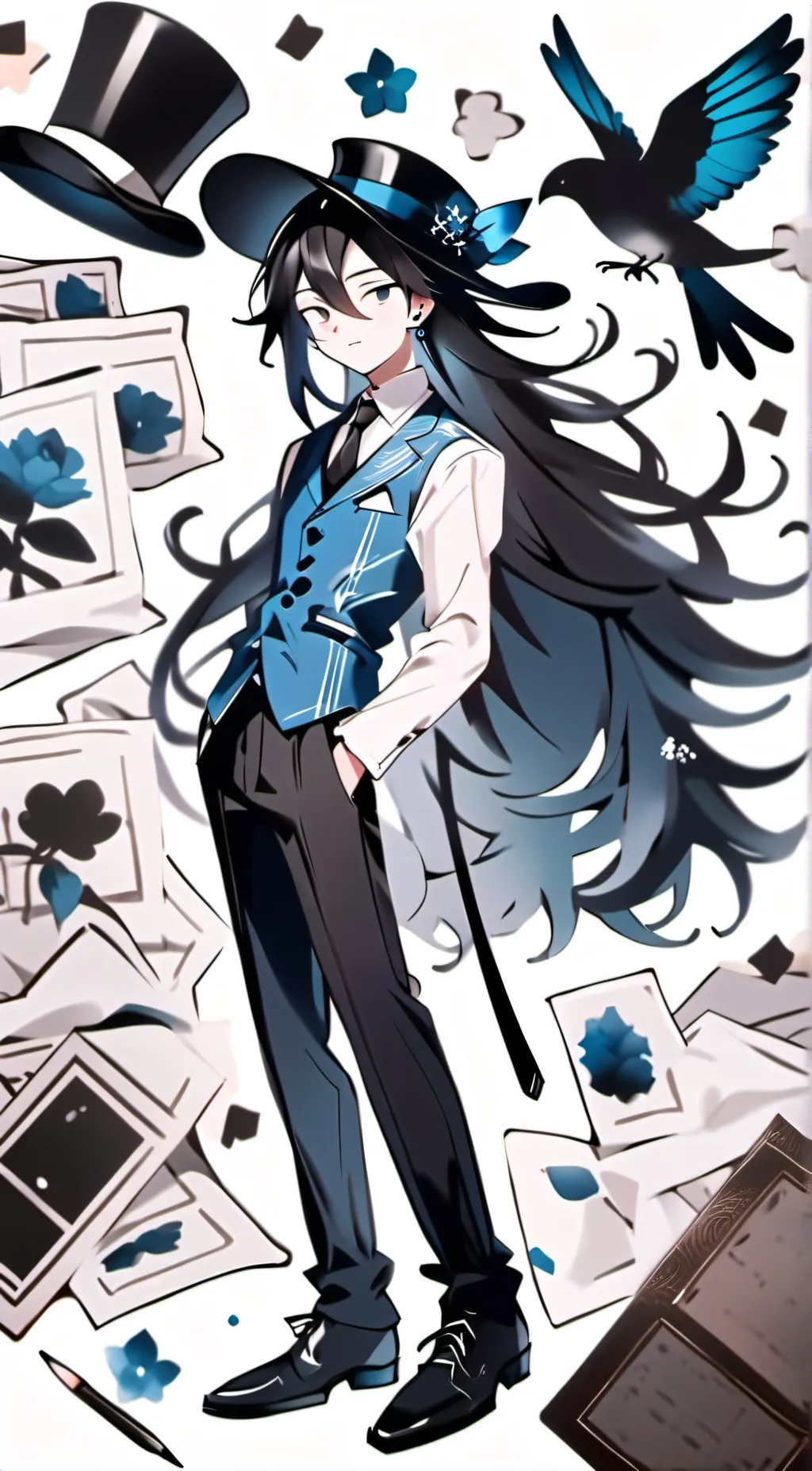 ai character: mr depressed background