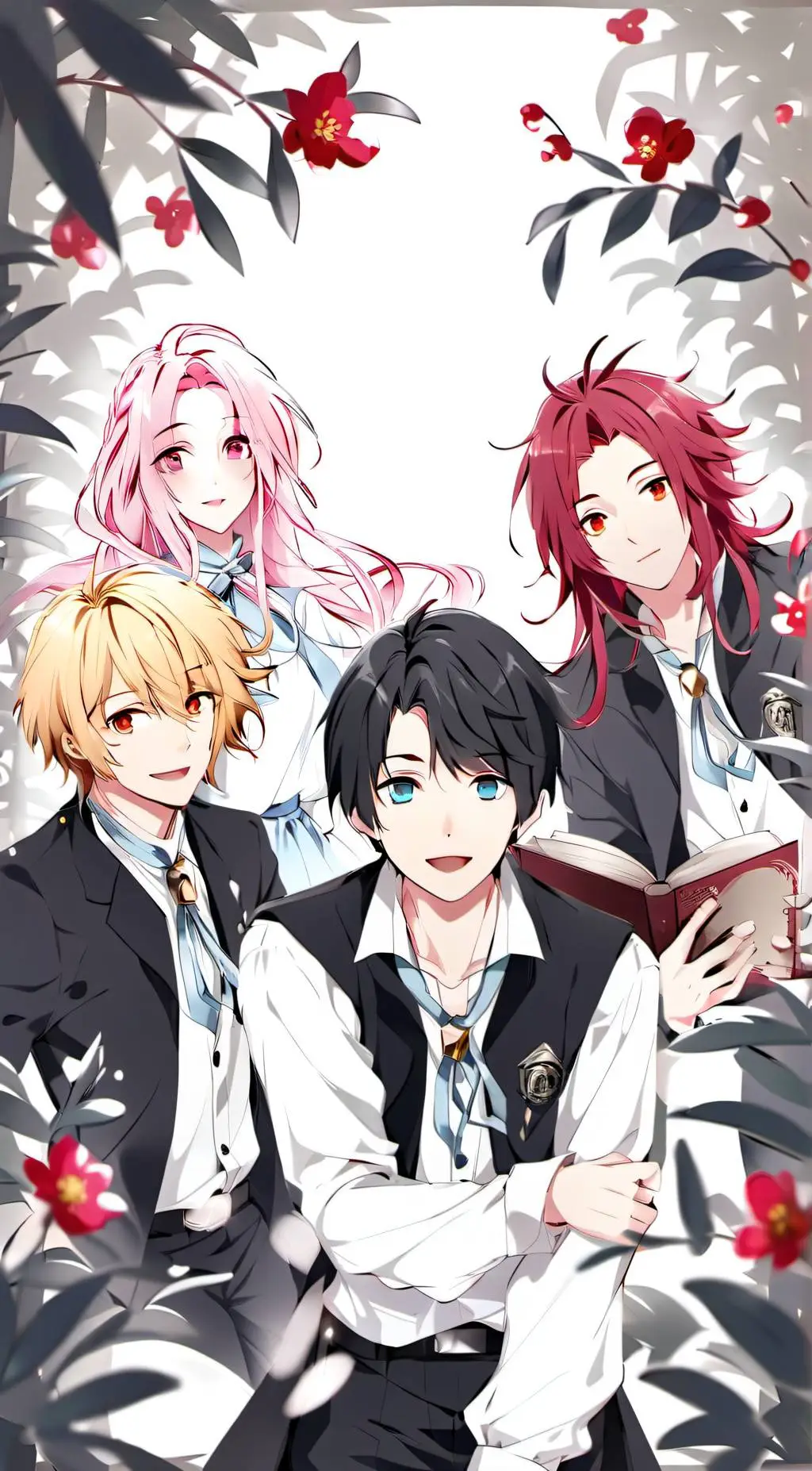 ai character: 👹Monster high👹 background