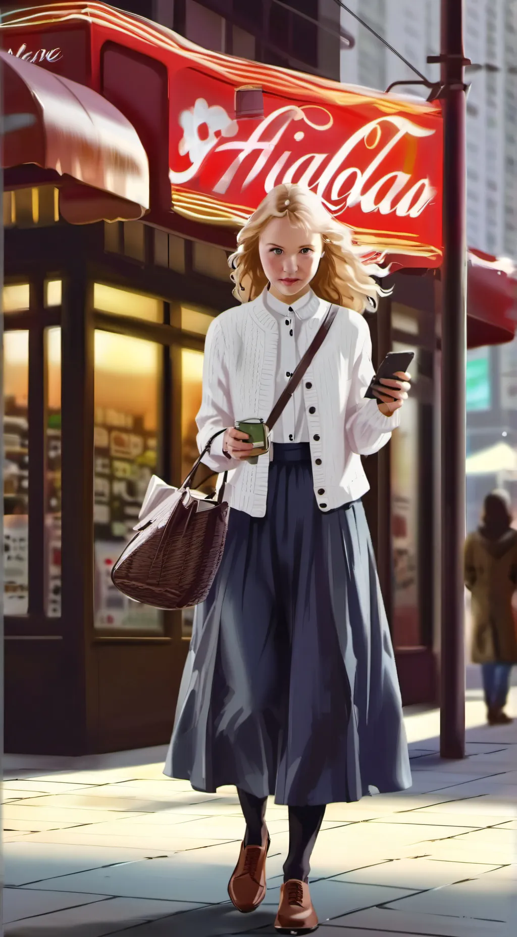 ai character: rich mean girl background