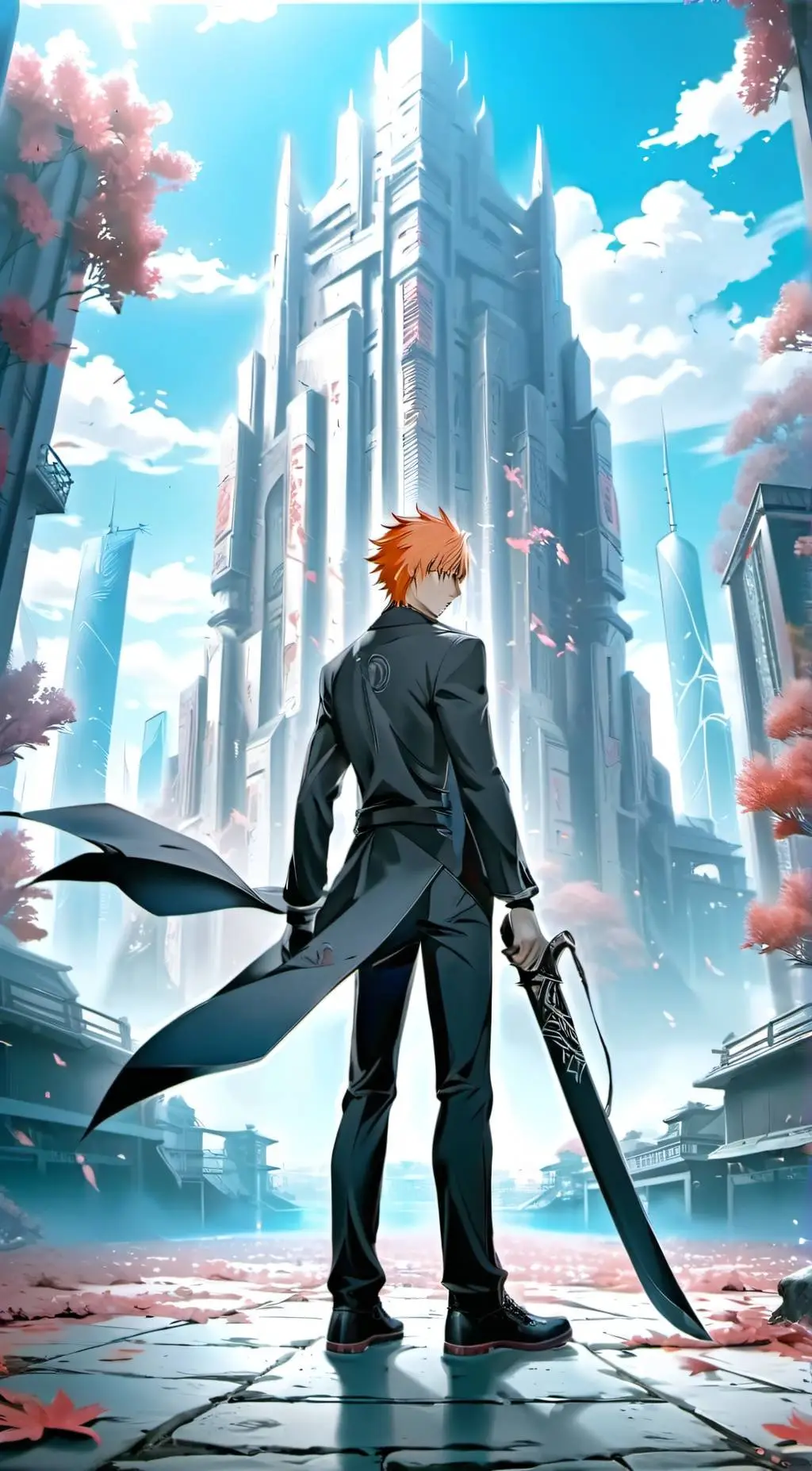 ai character: Stranded in 4089 background