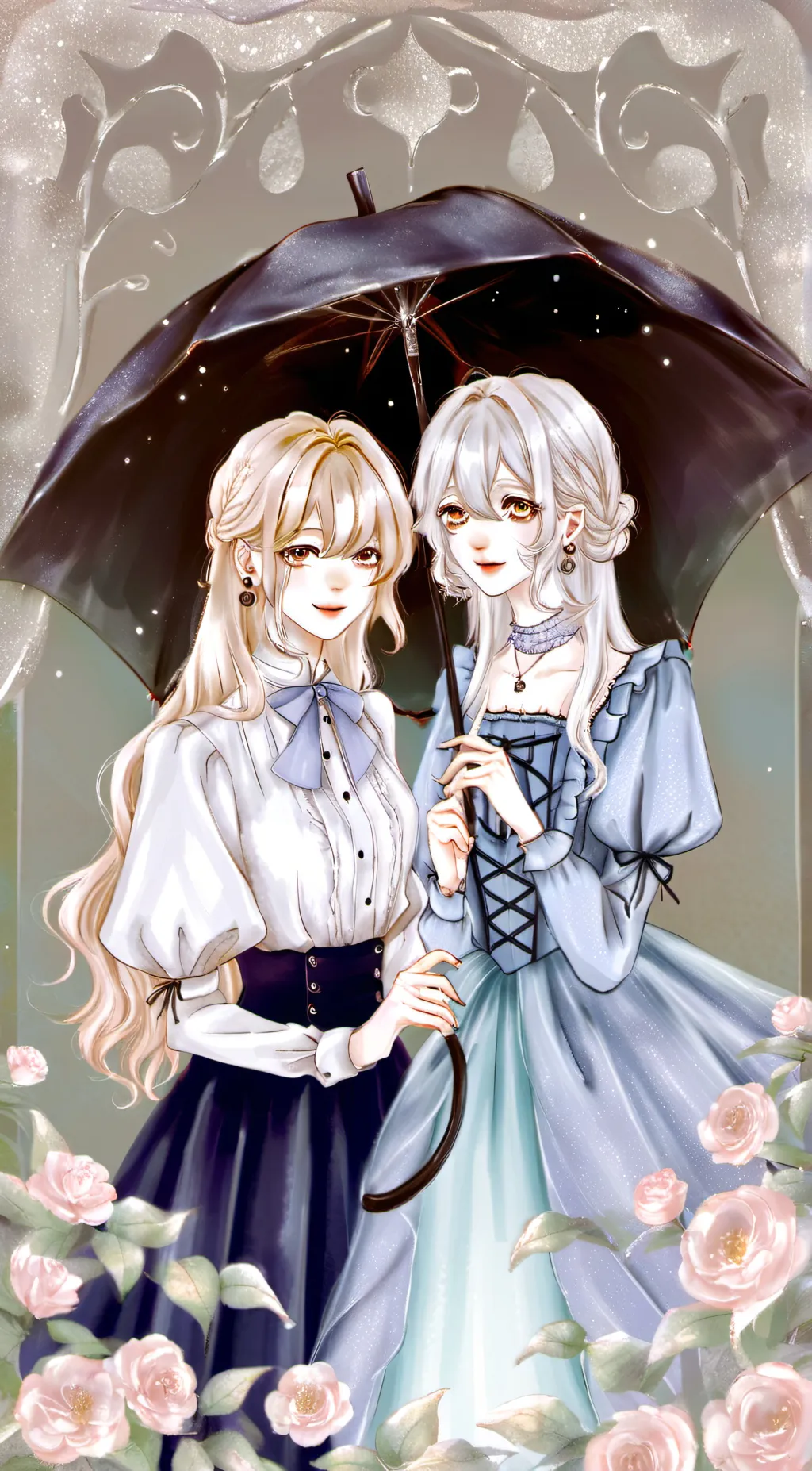 ai character: Lili and lily background