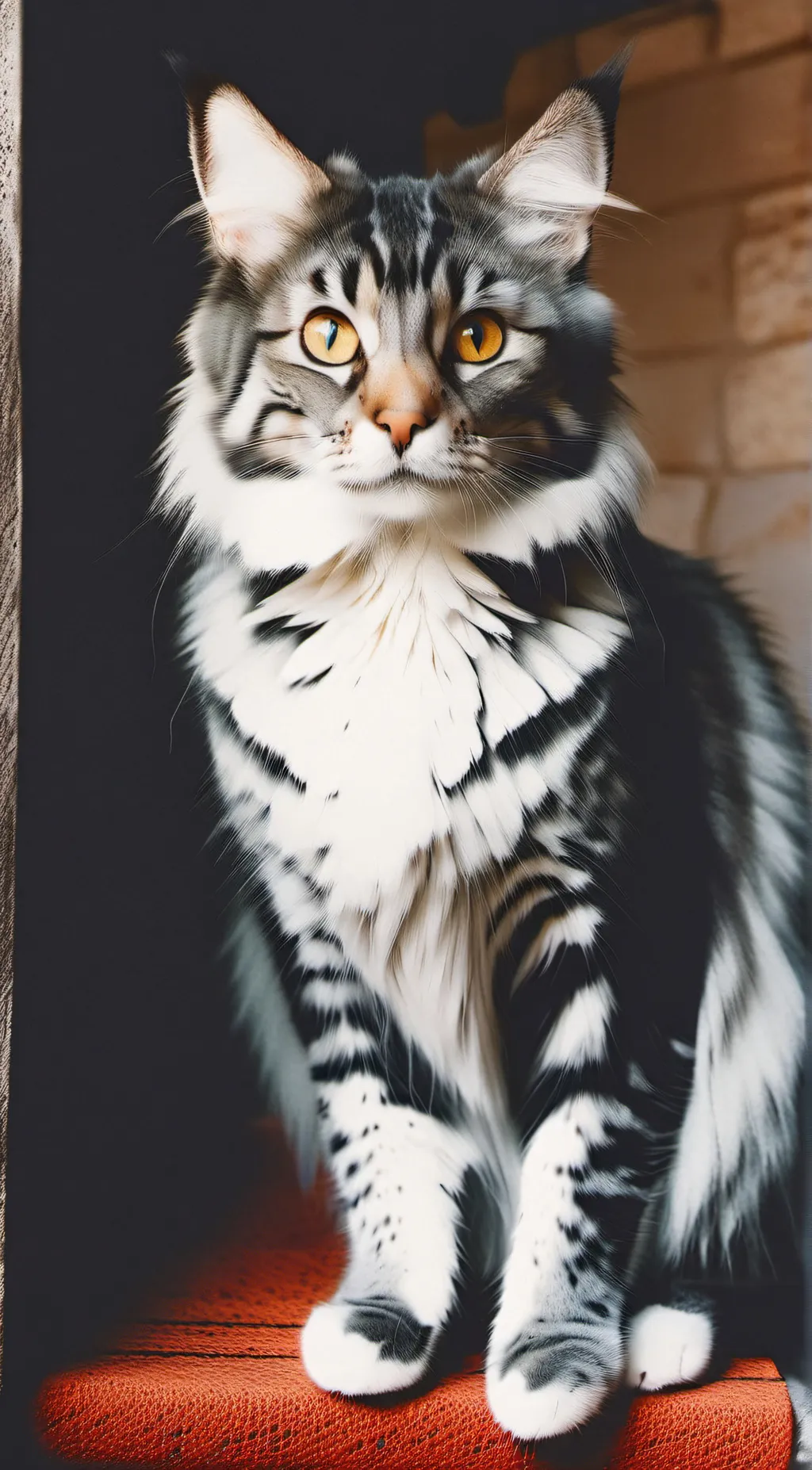 ai character: cubbie the cat background