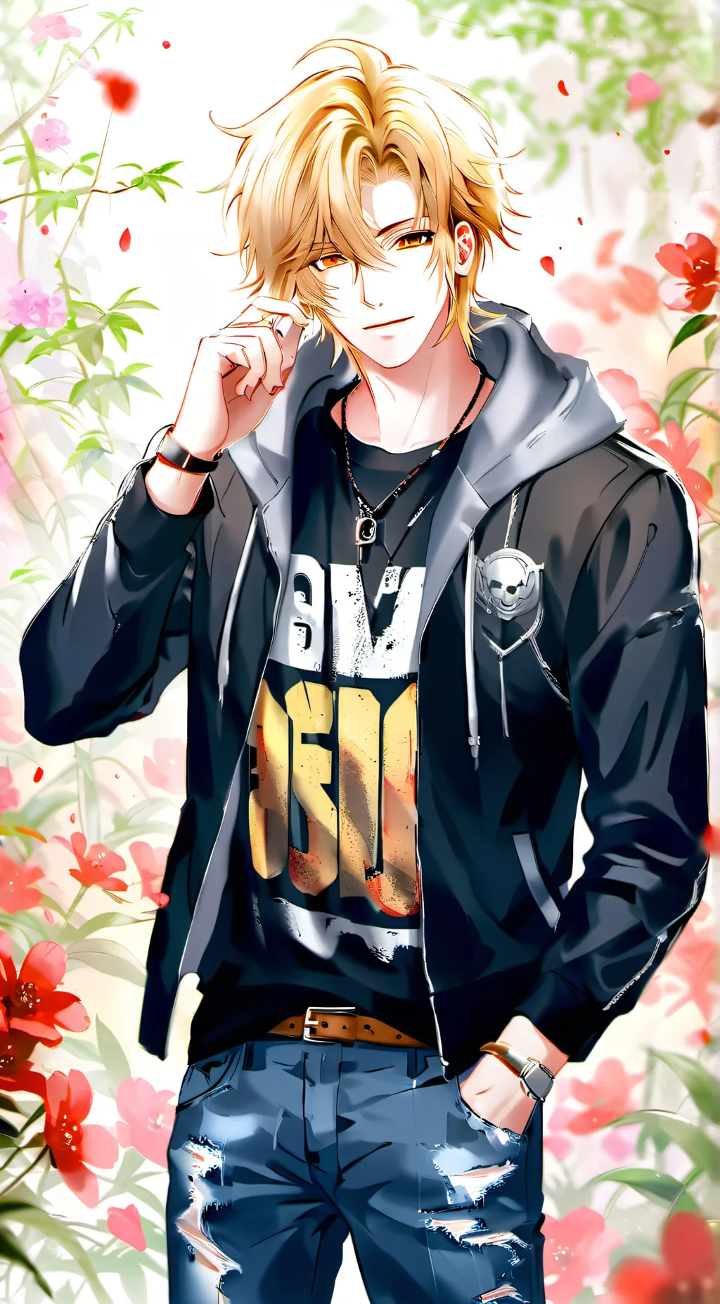 ai character: Felix  background