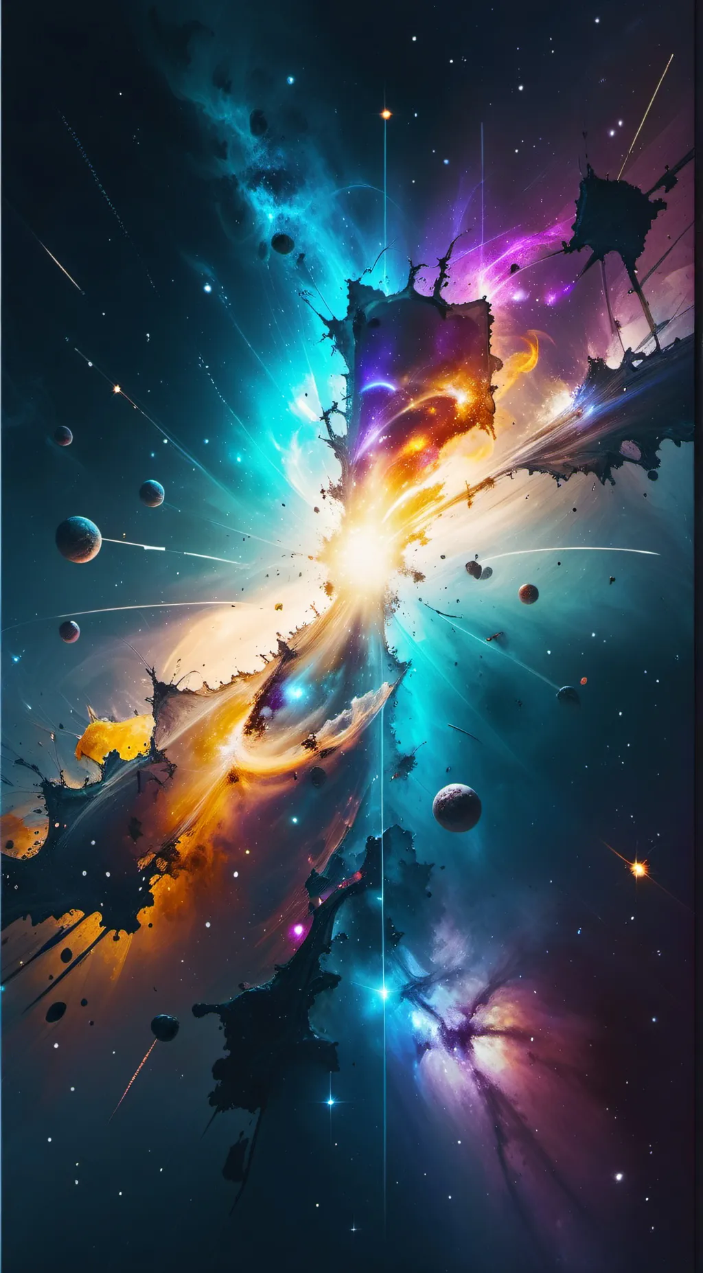 ai character: The Stēmēr Galaxy background