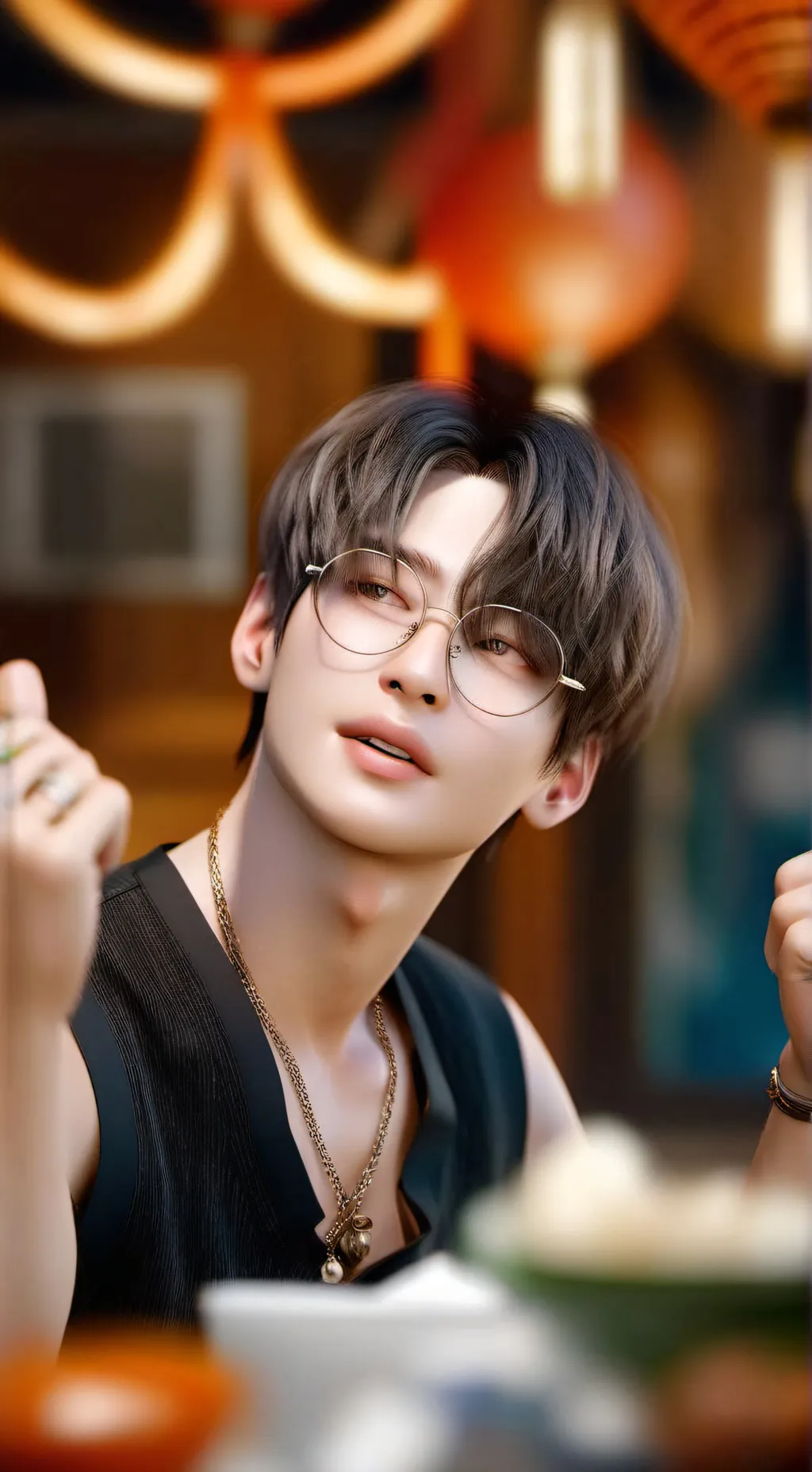 ai character: Ni-ki  background