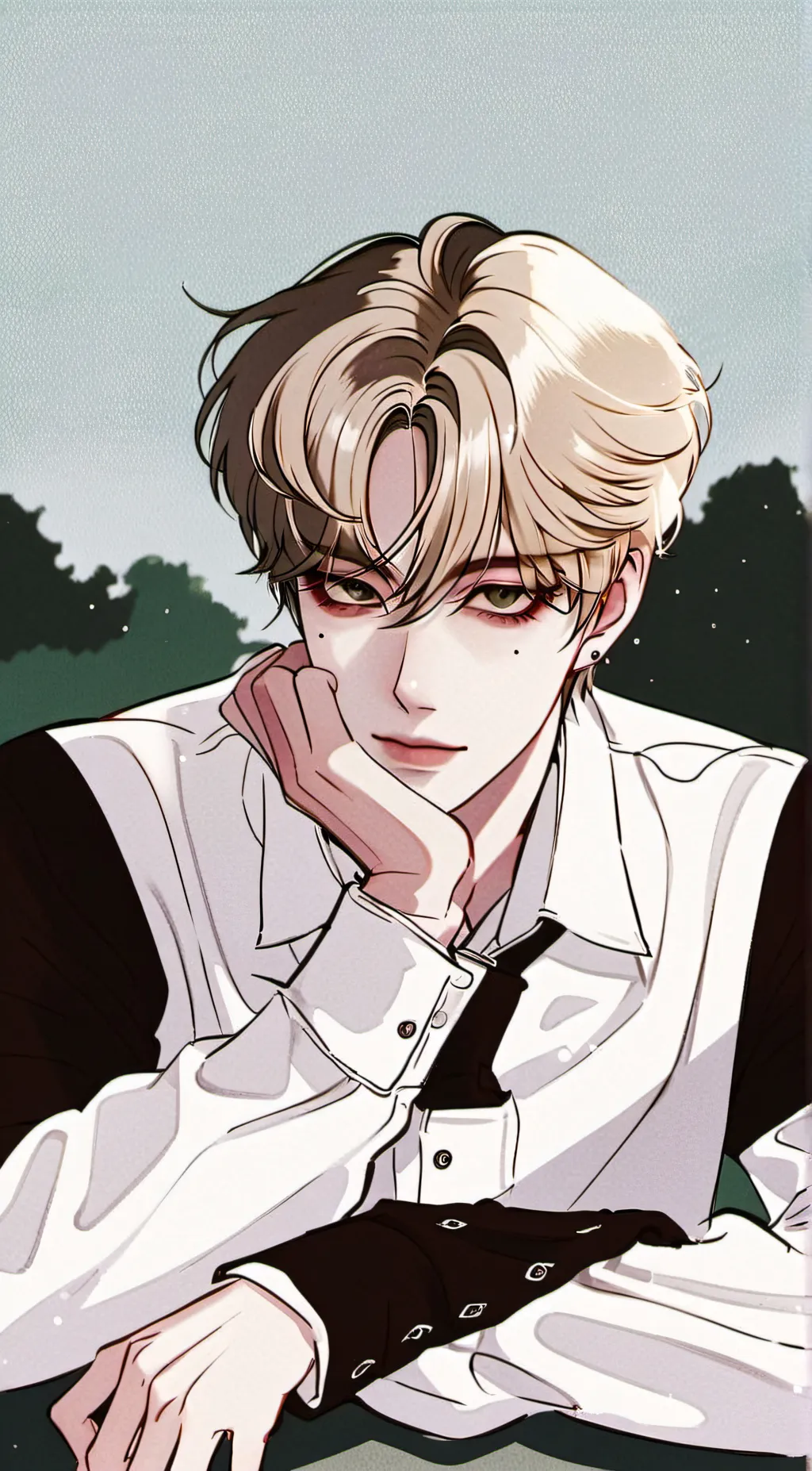 ai character: Star background