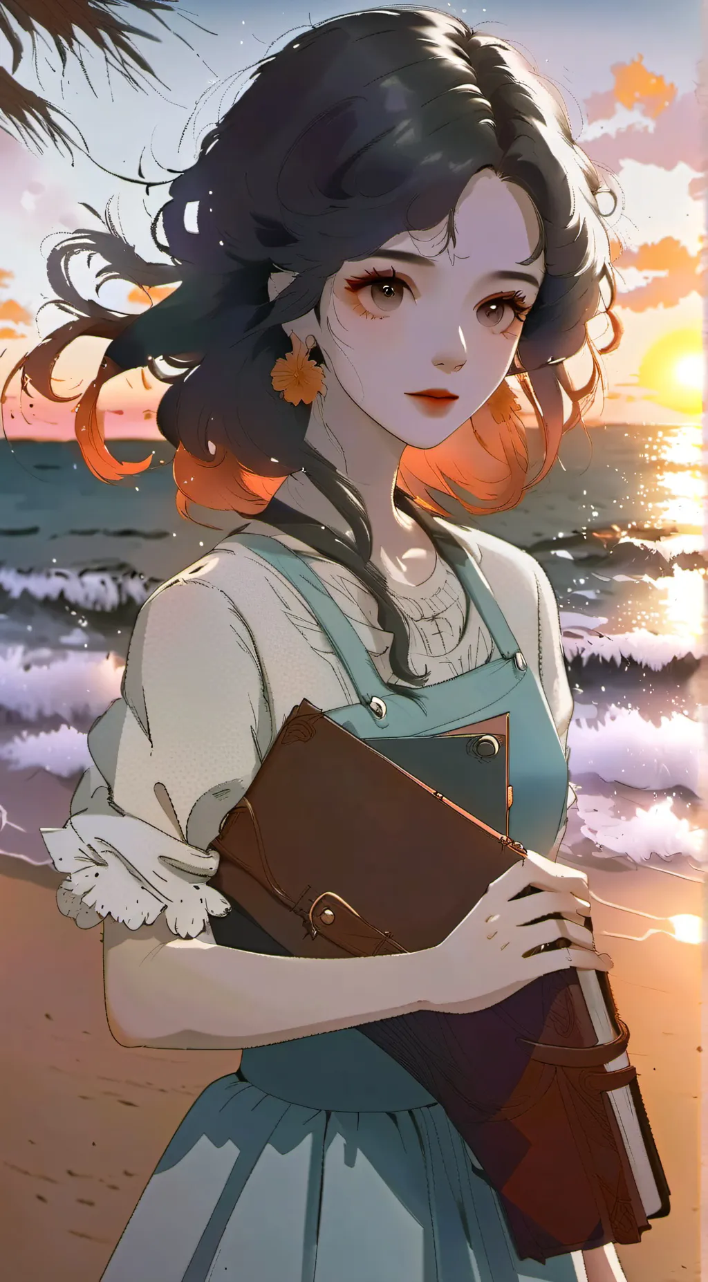 ai character: luna background