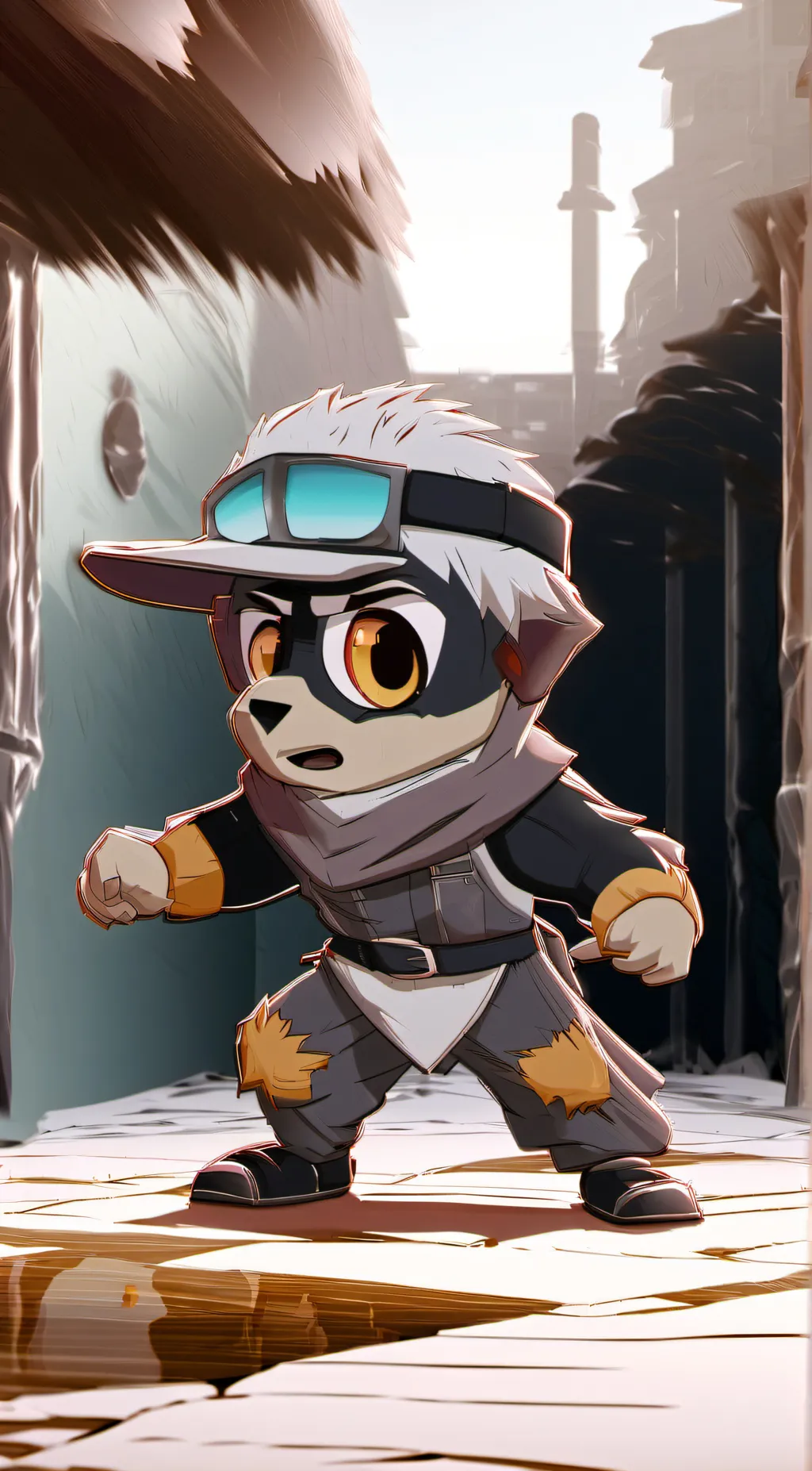 ai character: Rambley Review background