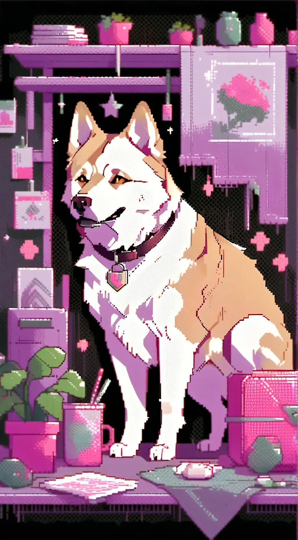 ai character: dogday background