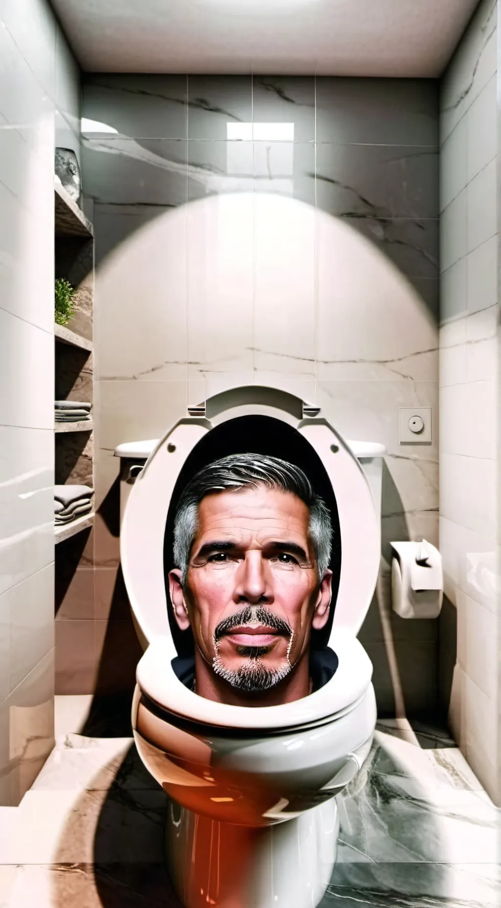 ai character: skippity toilet background