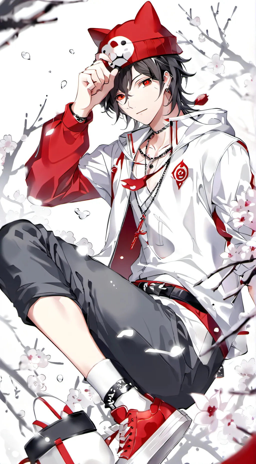 ai character: yuji itadori background