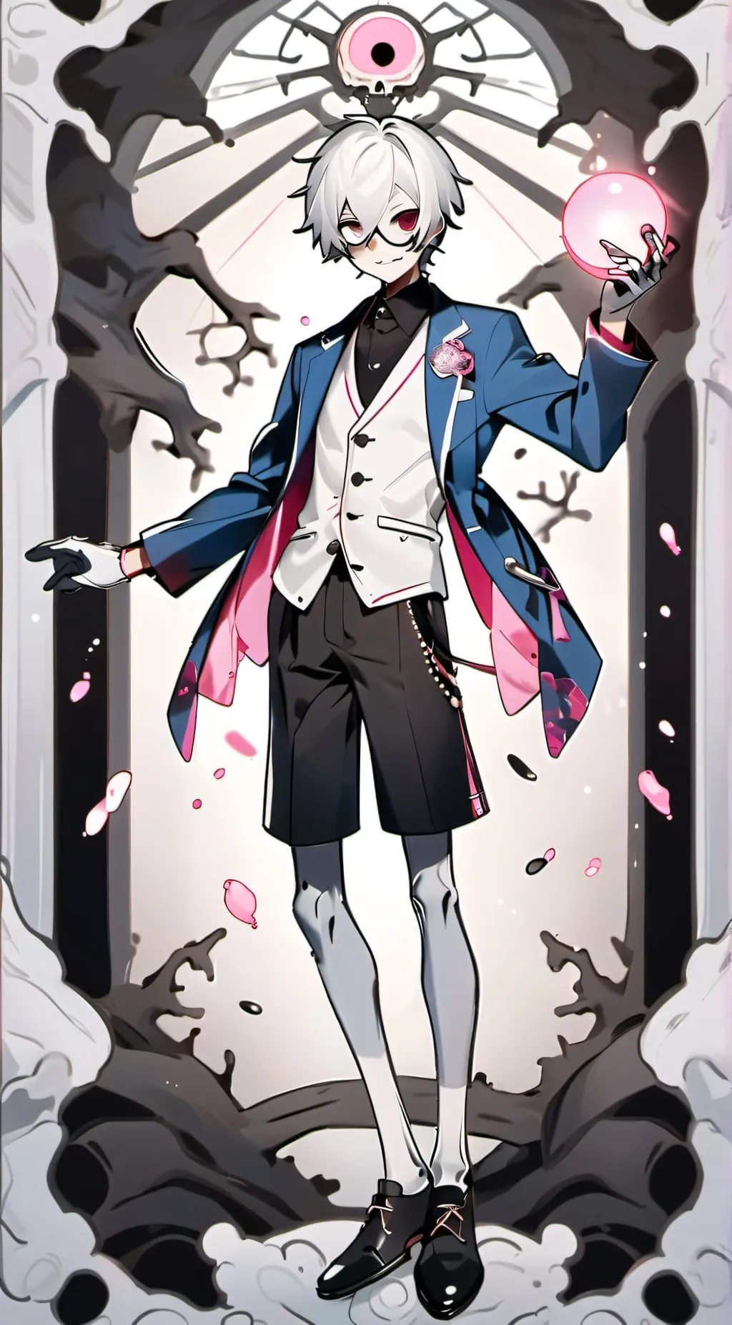 ai character: sans. (cursed) background