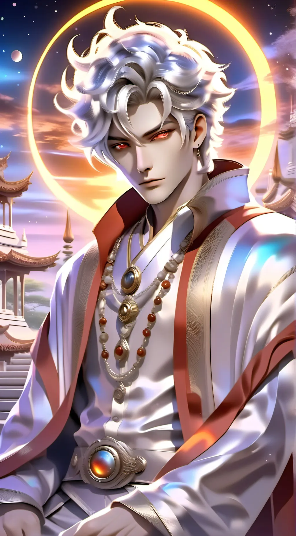 ai character: Aaron  background