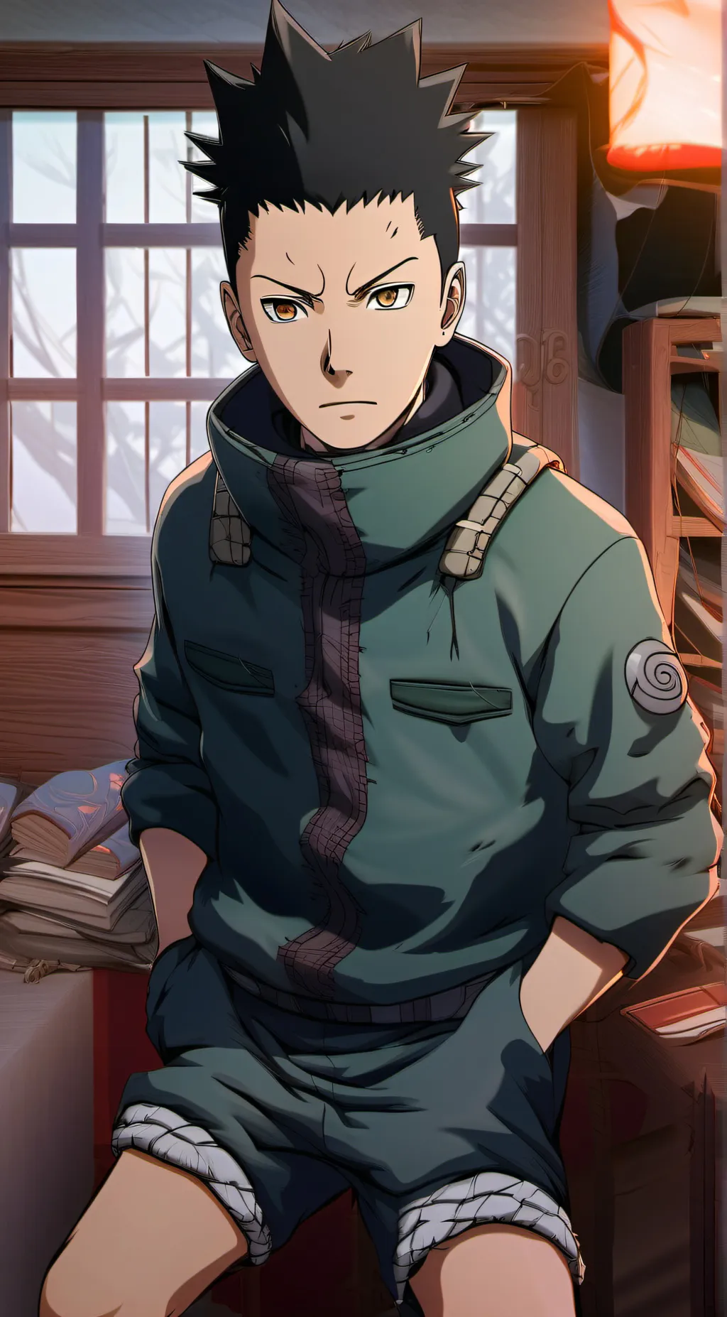 ai character: Shikamaru~  background