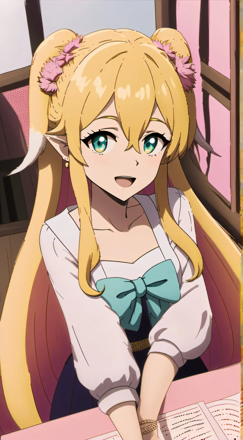 ai character: Leafa background