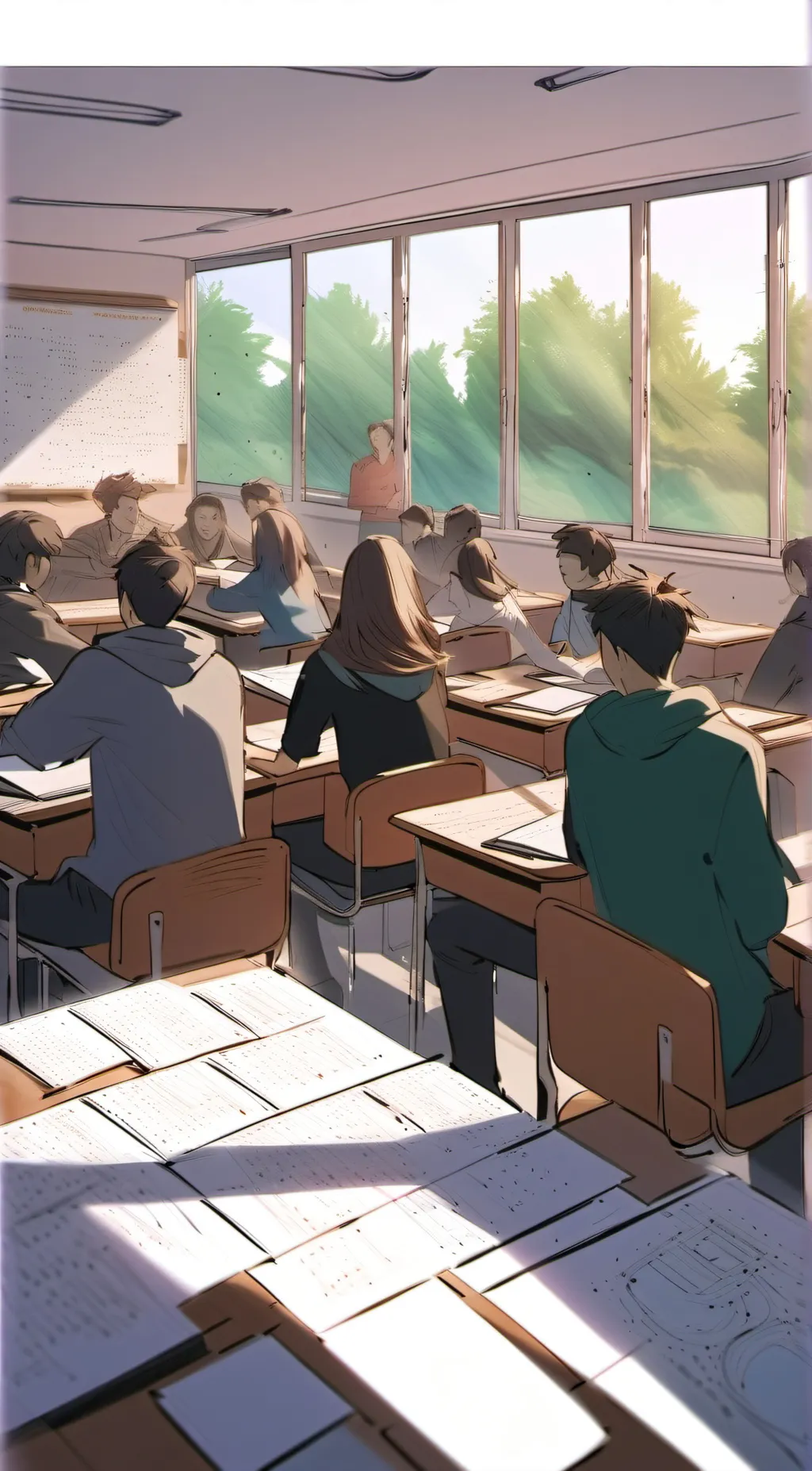 ai character: MHA CLASS 1-A background