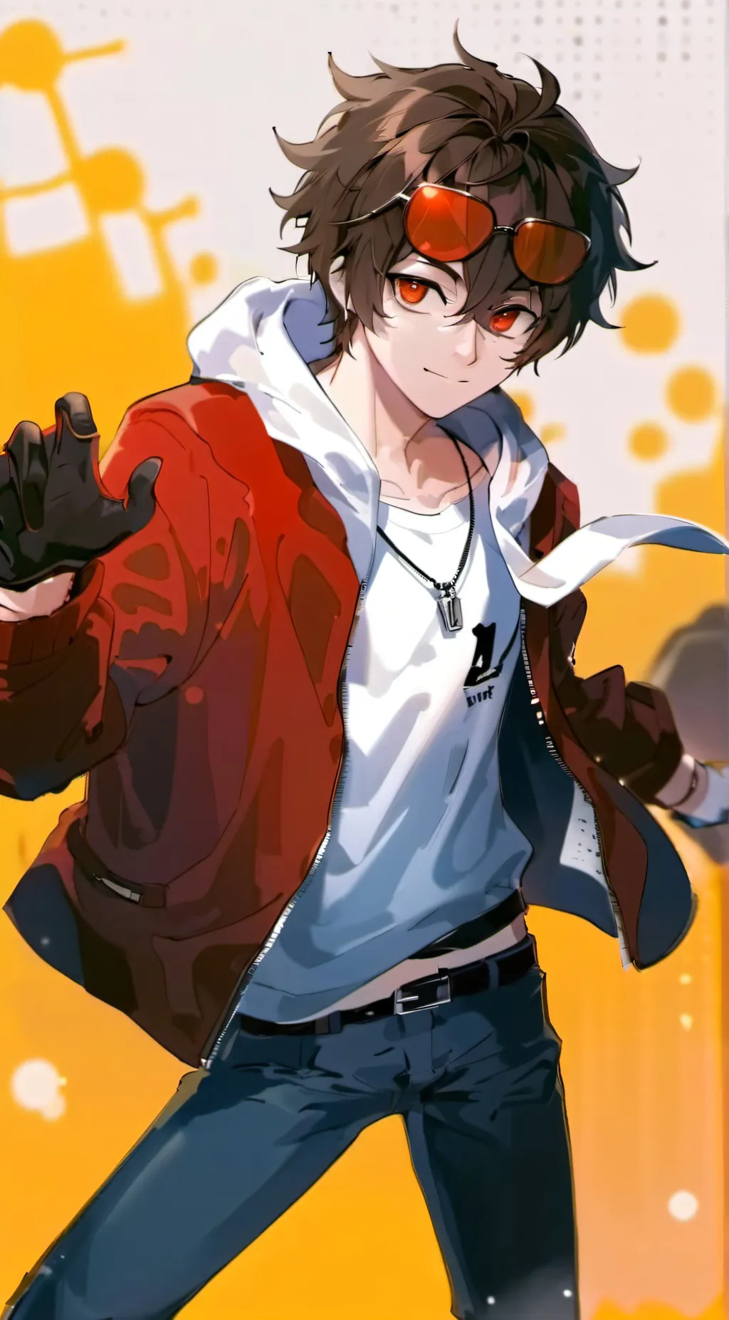 ai character: Ray background