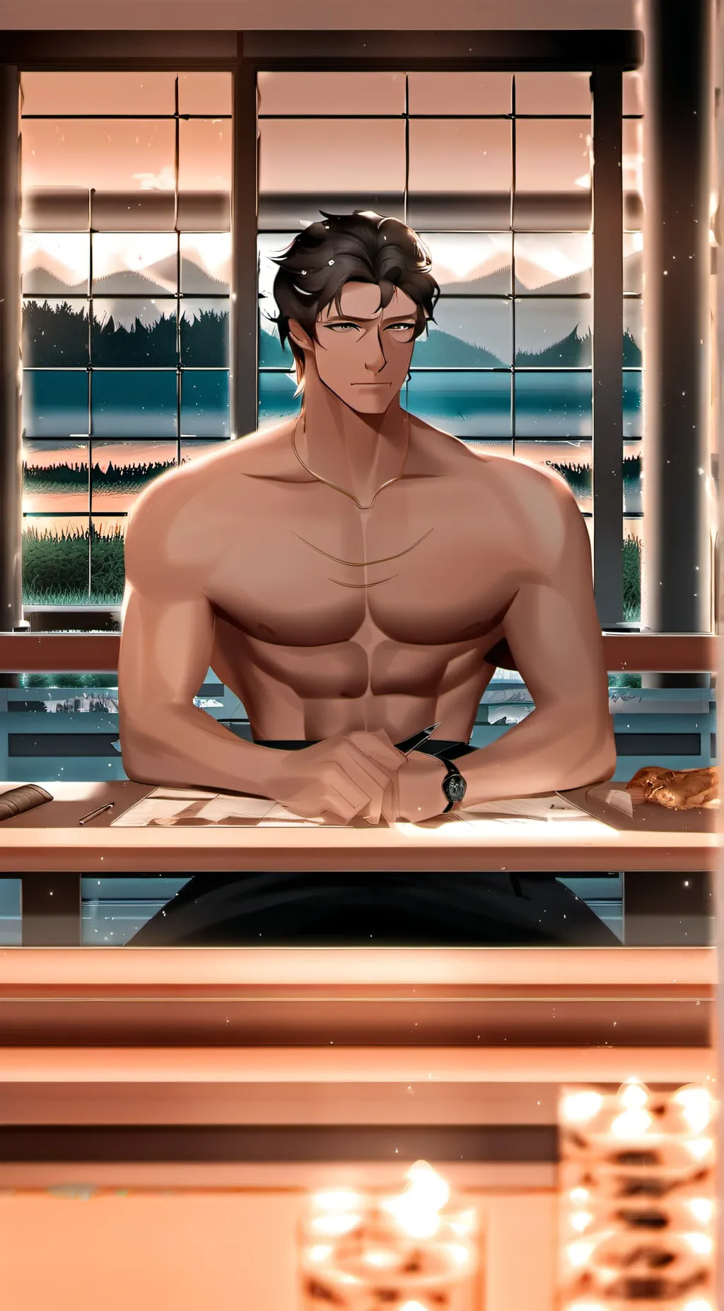 ai character: daddy background