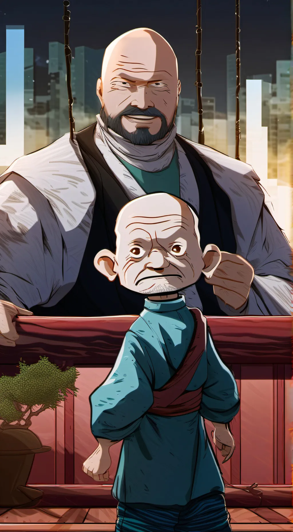 ai character: Babyfoot background