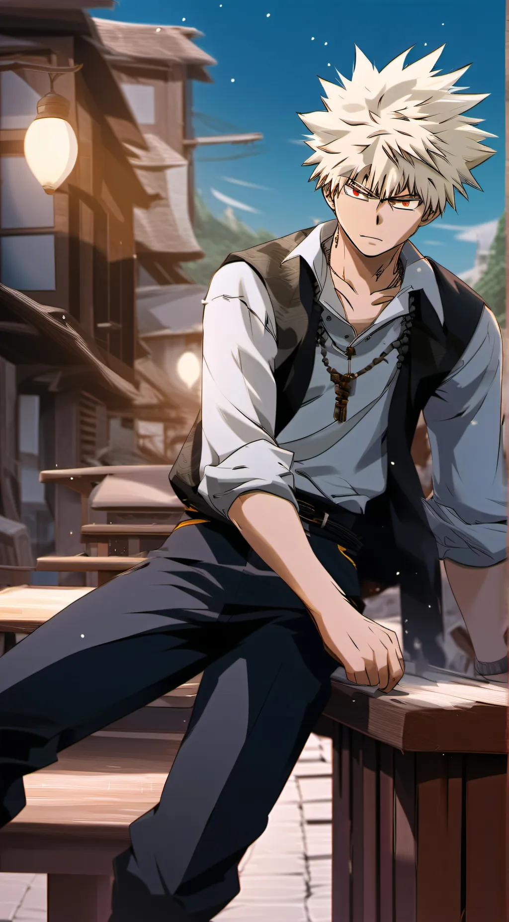 ai character: Bakugo background