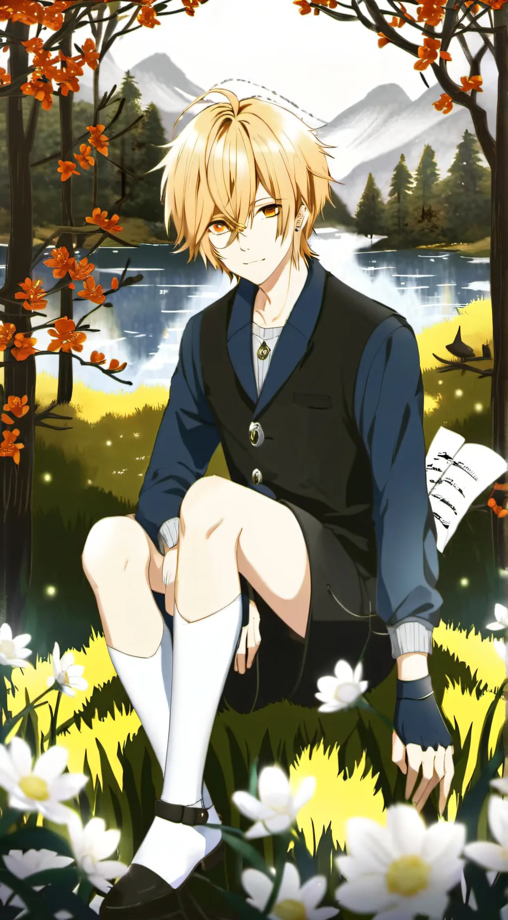 ai character: No mean No penny background